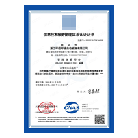 ISO20000 IT服务管理体系